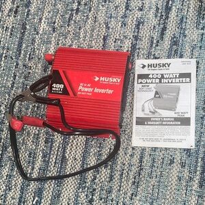 Husky DC to AC Power Inverter 400W Continuous 800W Peak DC to AC Power